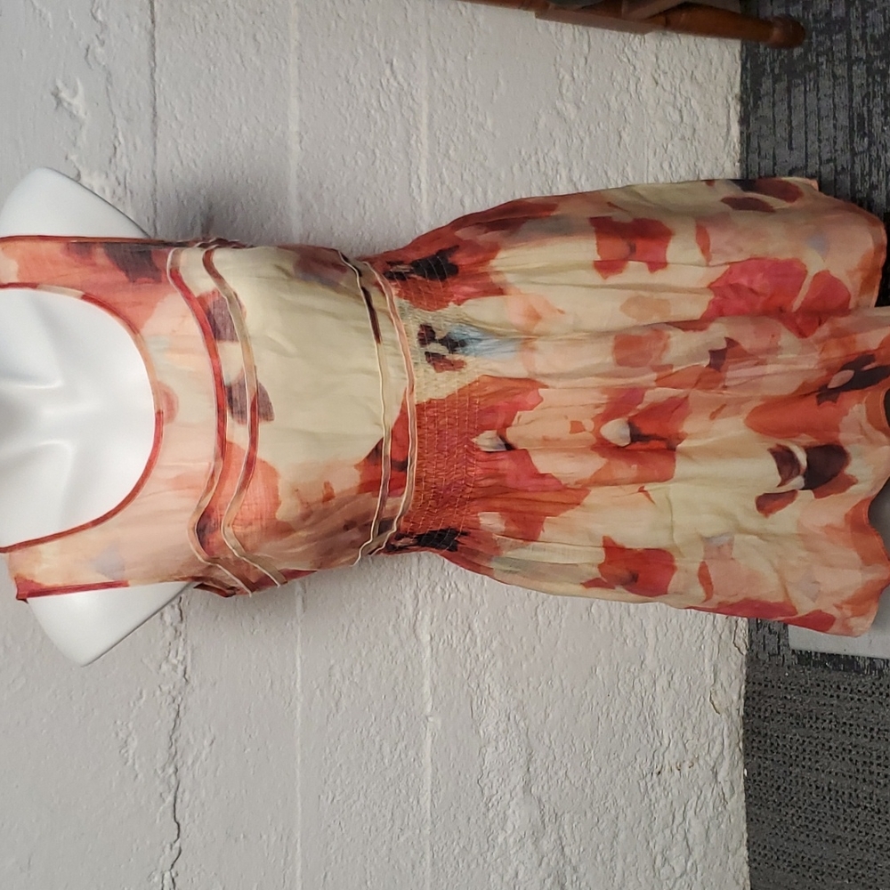 Tahari Arthur S. Levine Multi-colored Pastel Dress Sz 6